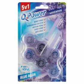 Q Power tuhý WC závěs Blue Aqua Lavender 2ks
