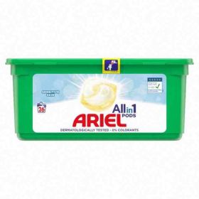 Ariel gelové kapsle All in 1 Sensitive 26PD