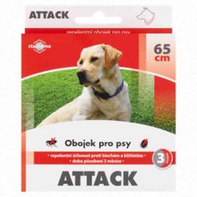 Attack obojek antiparazitární 65cm pro psy